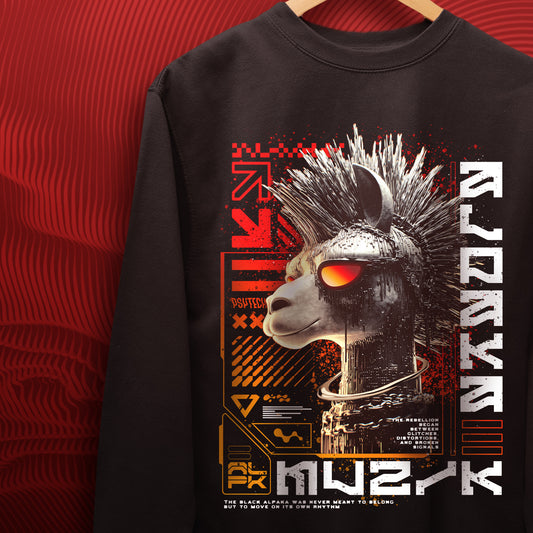 THE REBELLION - Front Print Sweatshirt