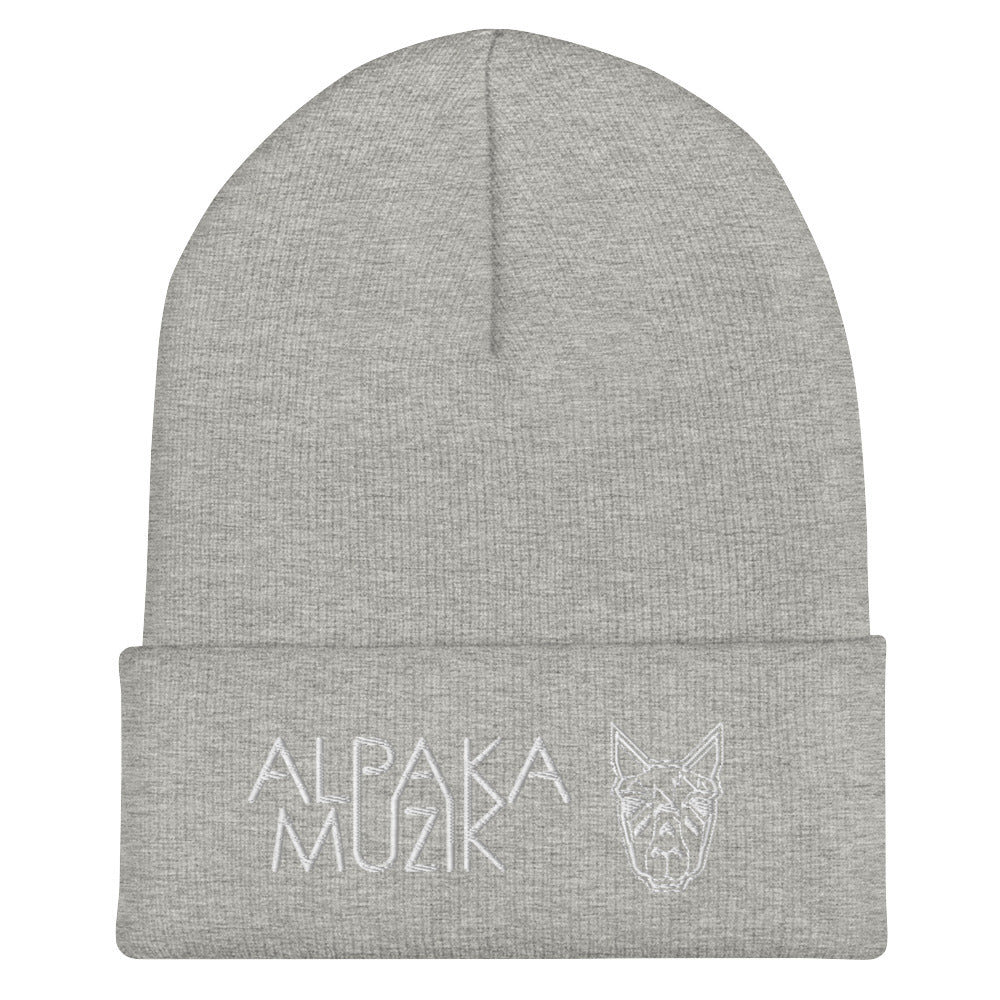 AlpaKa MuziK w/ Text - Cuffed Beanie