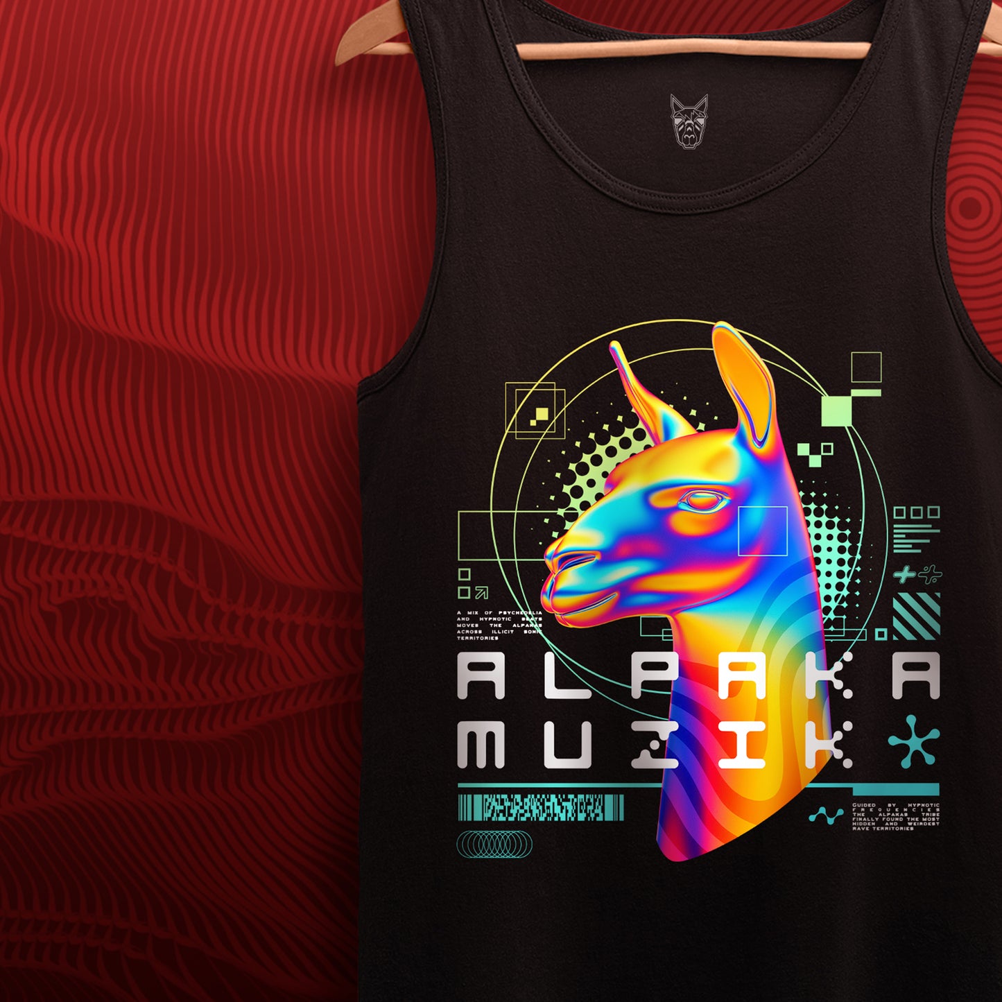 PSYCHO ALPAKA - Front Print Tank Top