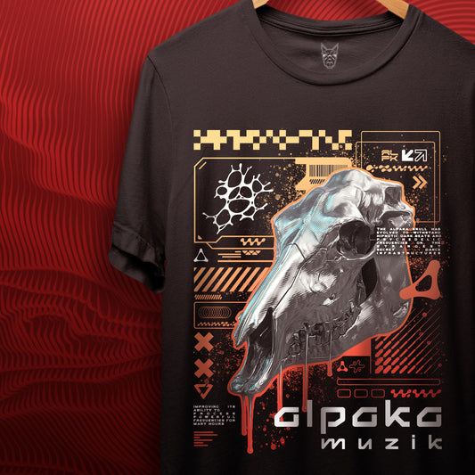 ALPAKA SKULLS - Front Print T-Shirt