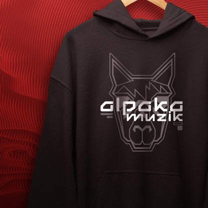 ALPAKA SKULLS LOGO - Front Print Hoodie