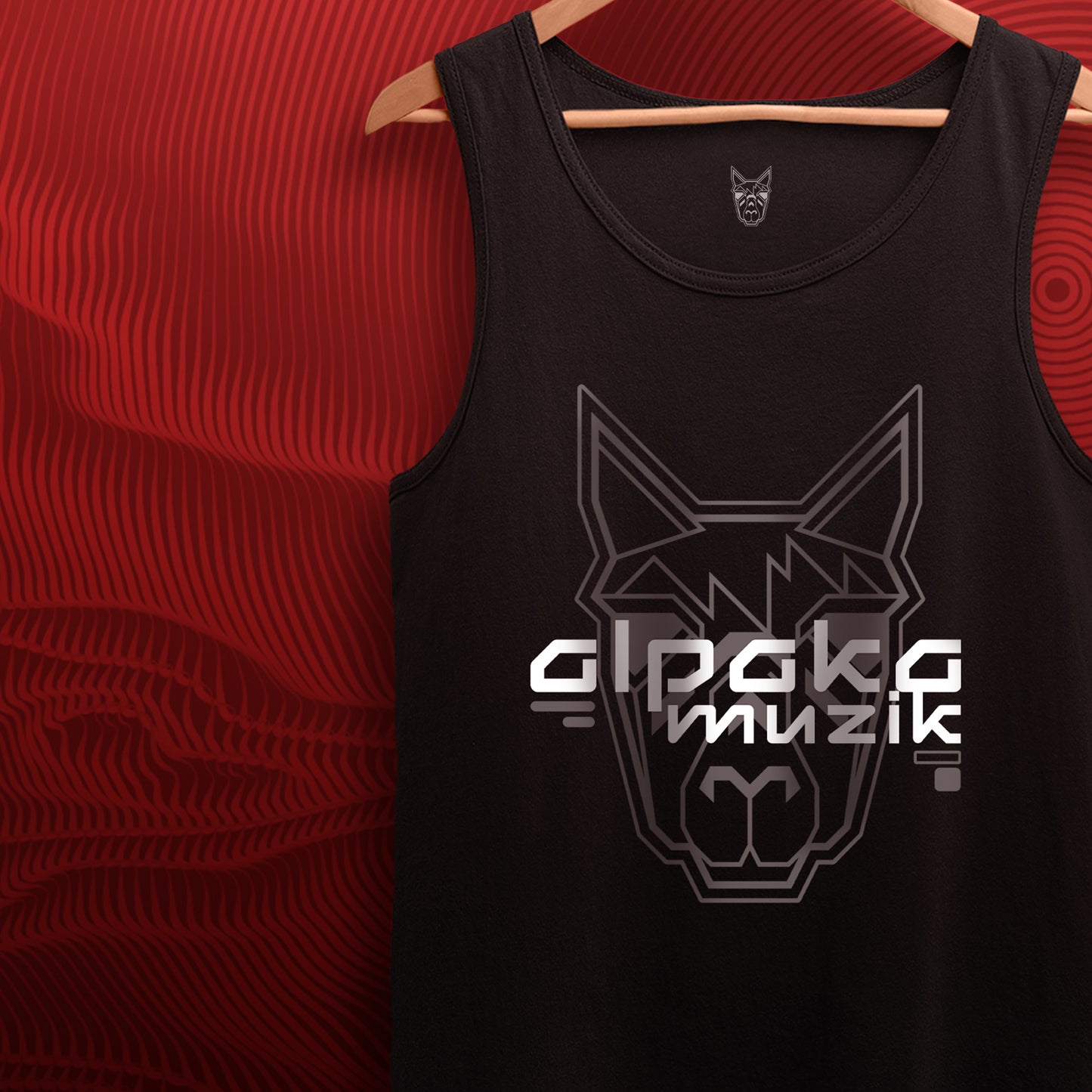 ALPAKA SKULLS LOGO - Front Print Tank Top