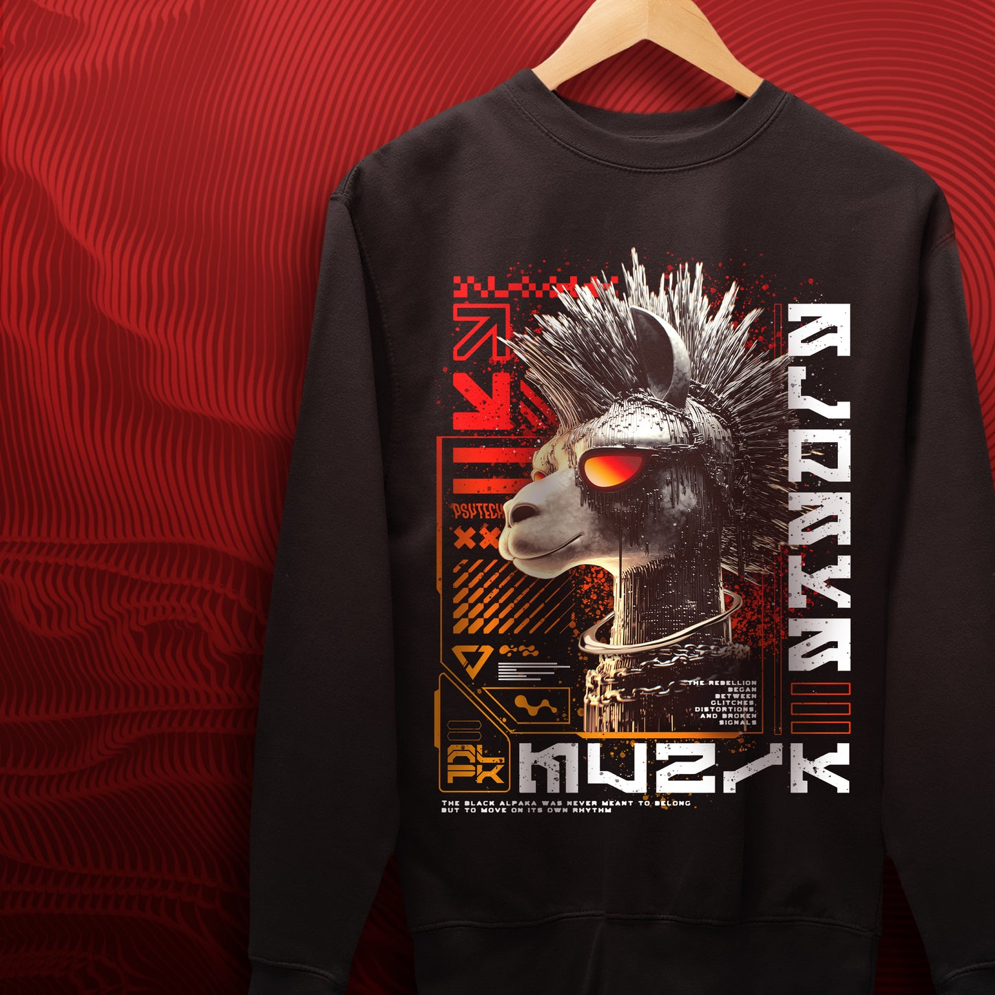 THE REBELLION - Front Print Sweatshirt