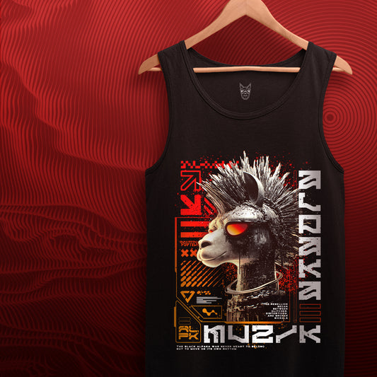 THE REBELLION - Front Print Tank Top