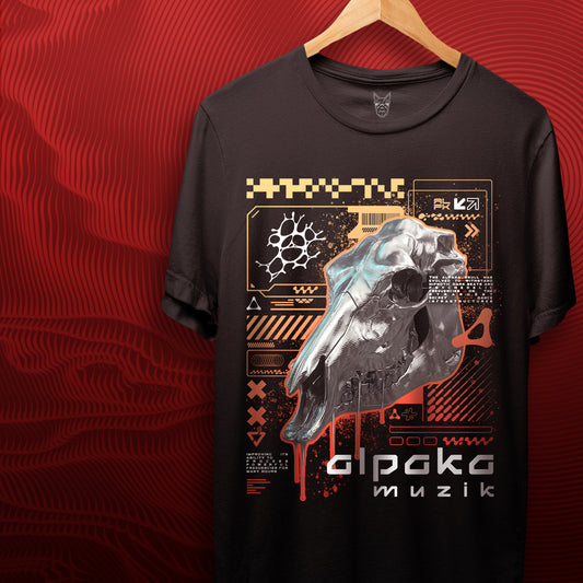 ALPAKA SKULLS - Front Print T-Shirt