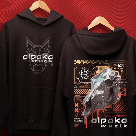 ALPAKA SKULLS - Double Print Hoodie