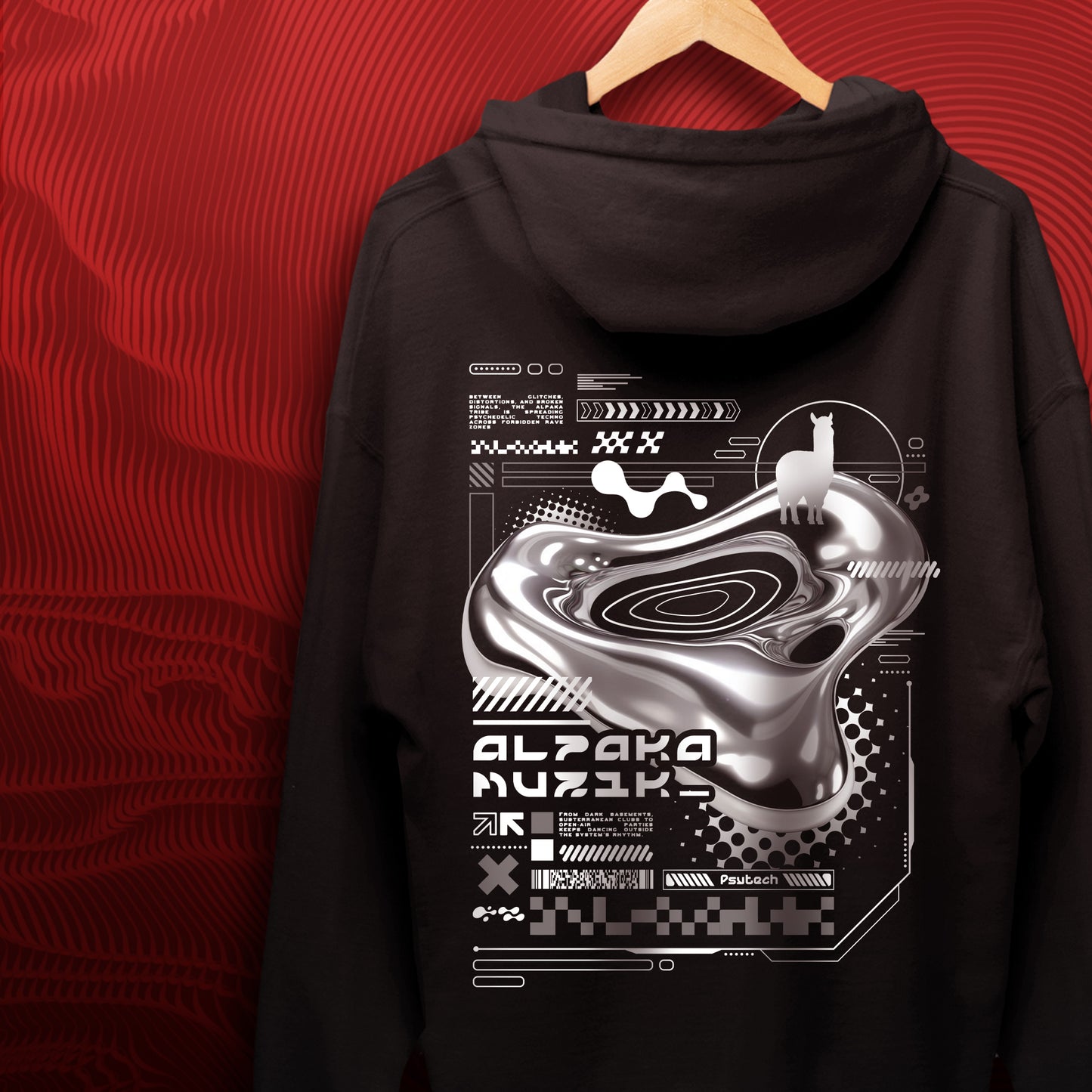 CHROME - Double Print Hoodie