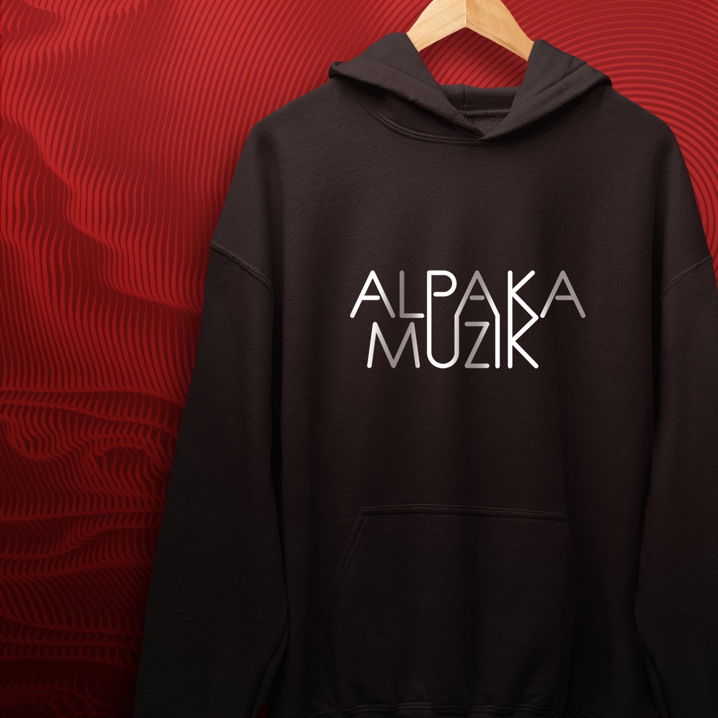 CLASSIC ALPAKA - Front Print Hoodie
