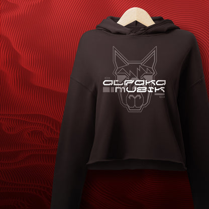 MUTNT DNA LOGO - Front Print Crop Hoodie