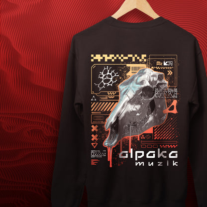 ALPAKA SKULLS - Double Print Sweatshirt