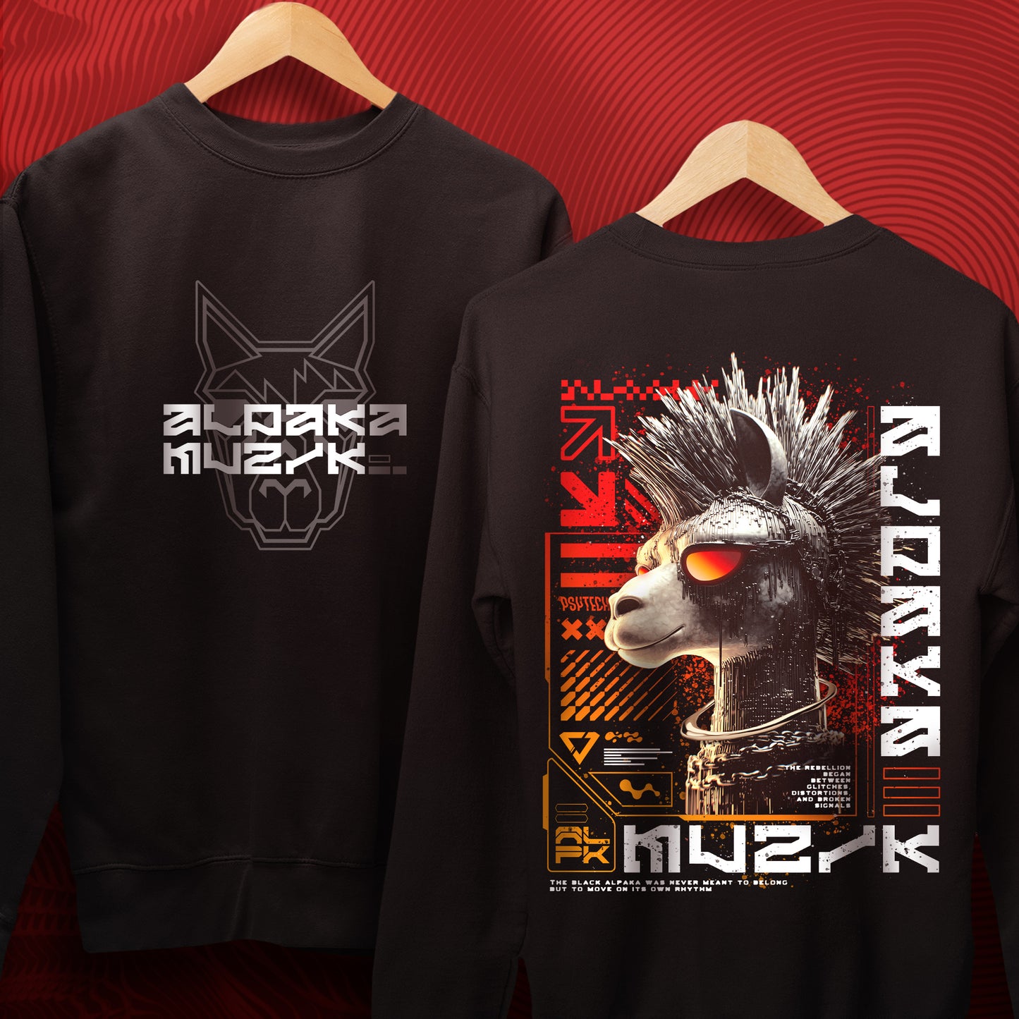 THE REBELLION - Double Print Sweatshirt