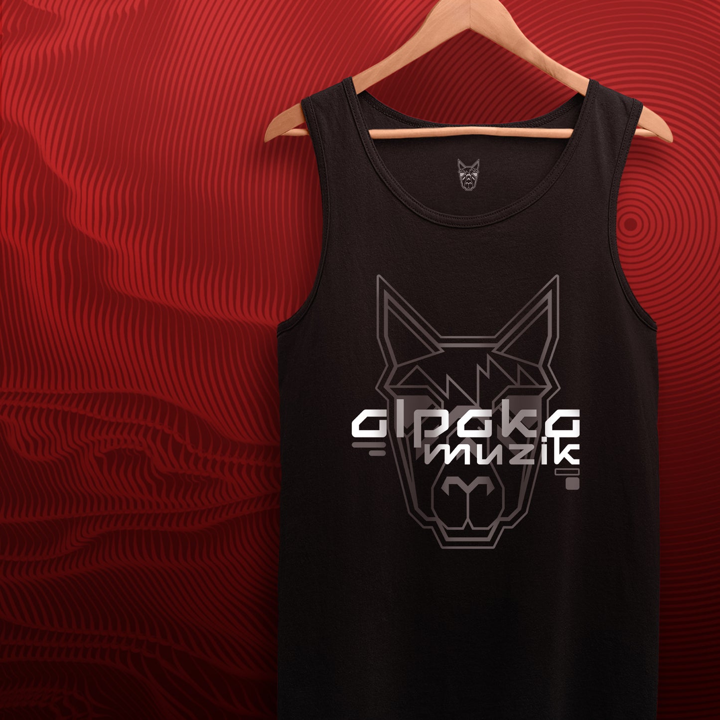 ALPAKA SKULLS LOGO - Front Print Tank Top