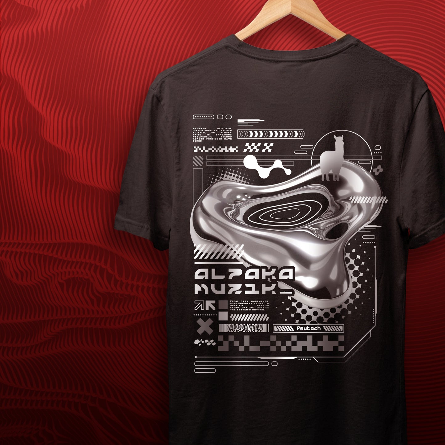 CHROME - Double Print T-Shirt
