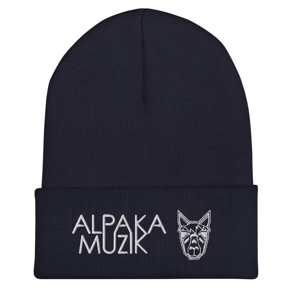 AlpaKa MuziK w/ Text - Cuffed Beanie